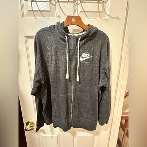 Nike Women's Charcoal Full-Zip Hoodie